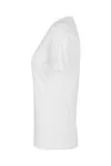 Interlock T-Shirt | V-Ausschnitt Weiss