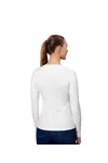 Interlock T-Shirt | Langarm | Damen Weiss