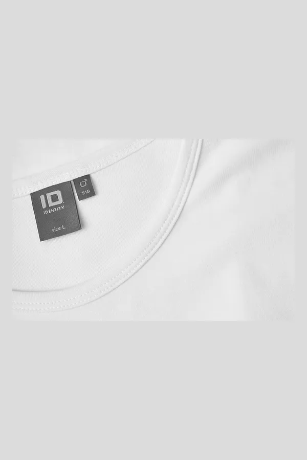 Interlock T-Shirt | Langarm Weiss