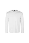 Interlock T-Shirt | Langarm Weiss