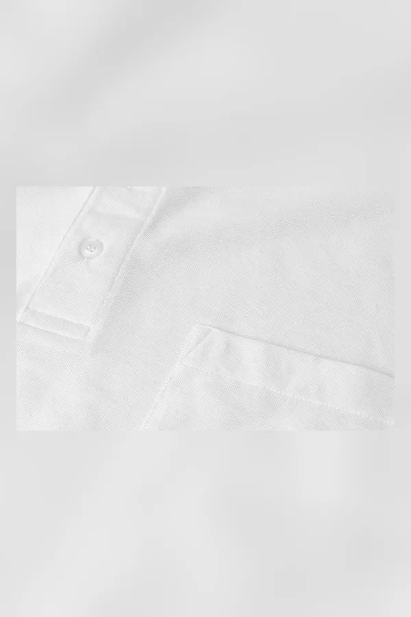 Poloshirt klassisch Weiss