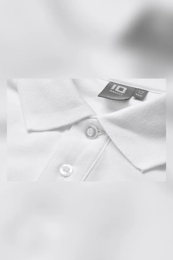 Poloshirt | Stretch Weiss