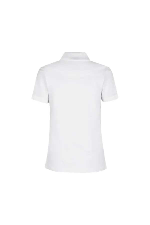 Poloshirt | Stretch | Damen Weiss