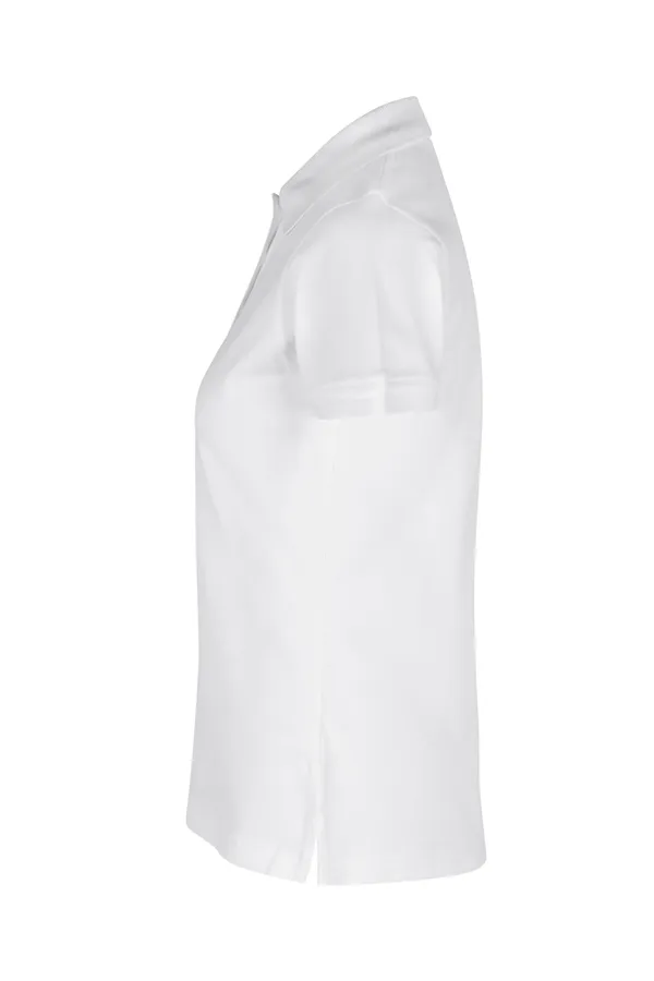 Poloshirt | Stretch | Damen Weiss