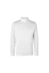 T-TIME® T-Shirt | Rollkragen Weiss
