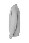 Polo-Sweatshirt | klassisch Grau meliert