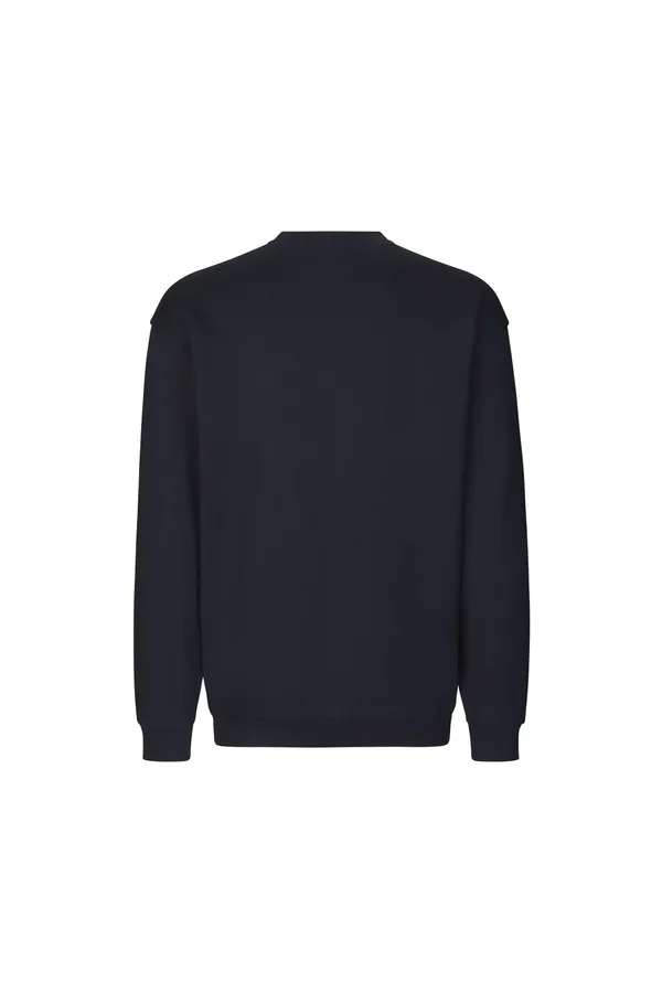 Klassisches Sweatshirt | Baumwolle Navy
