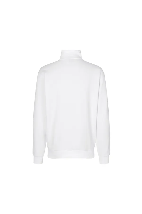 Sweat-Cardigan Weiss