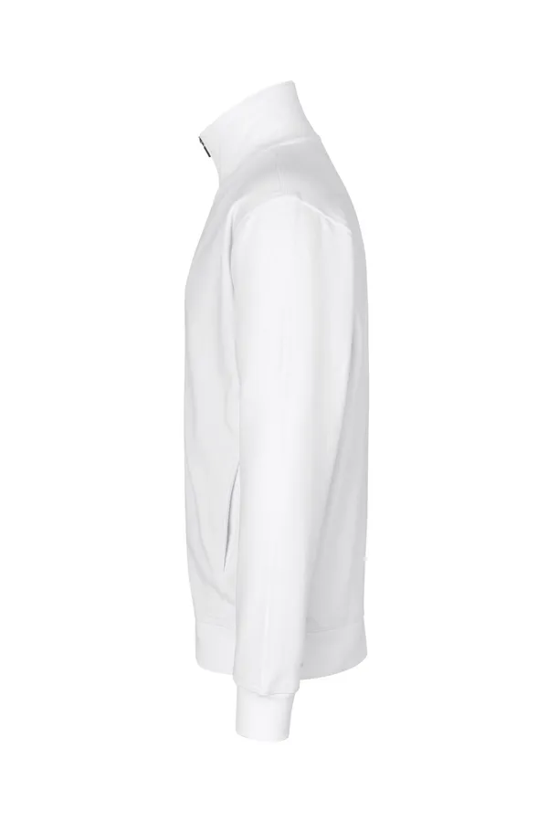 Sweat-Cardigan Weiss