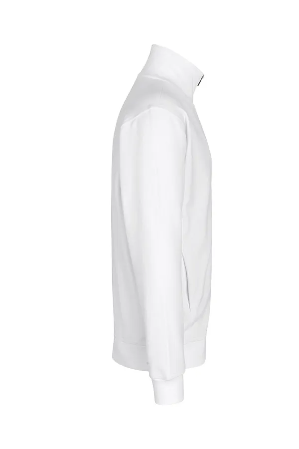 Sweat-Cardigan Weiss