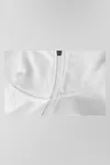 Sweat-Cardigan | Damen Weiss