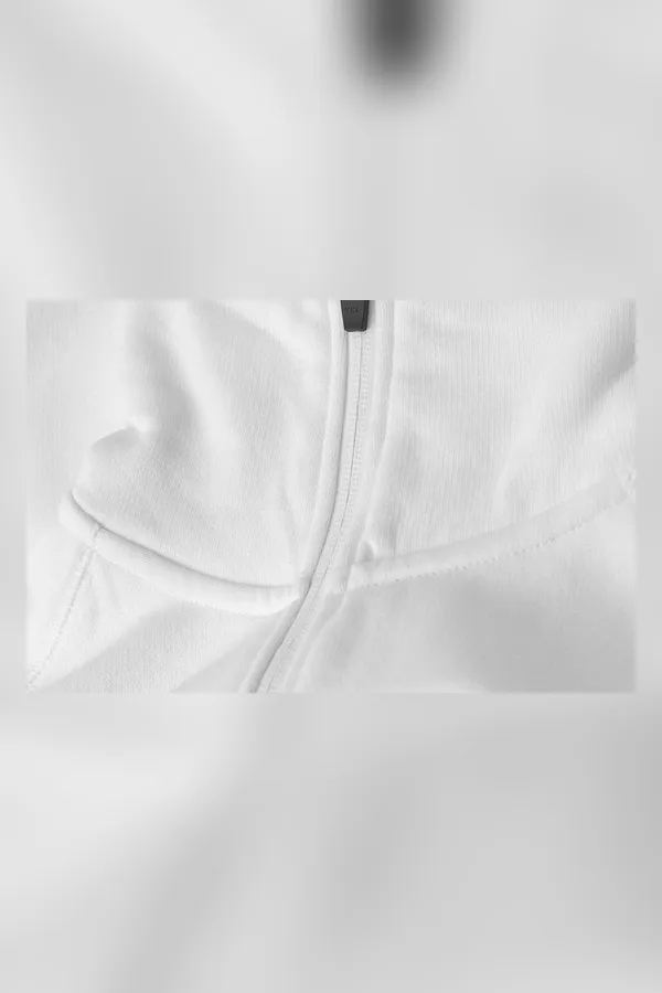 Sweat-Cardigan | Damen Weiss