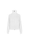 Sweat-Cardigan | Damen Weiss