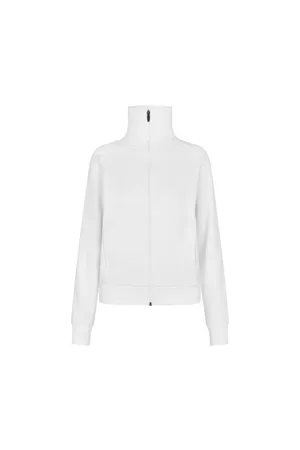Sweat-Cardigan | Damen Weiss
