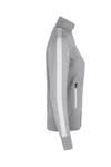 Sweat-Cardigan | Kontrast | Damen Grau meliert