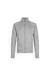 Sweat-Cardigan | Reißverschluss Grau meliert
