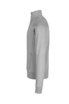 Sweat-Cardigan | Reißverschluss Grau meliert