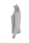 Sweat-Cardigan | Reißverschluss | Damen Grau meliert