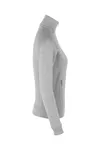 Sweat-Cardigan | Reißverschluss | Damen Grau meliert