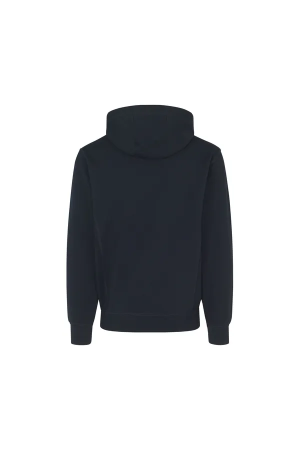 Sweat-Cardigan | eingefasst Navy