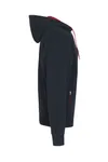 Sweat-Cardigan | eingefasst Navy