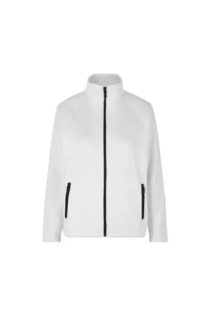 Cardigan | Microfleece | Damen Weiss