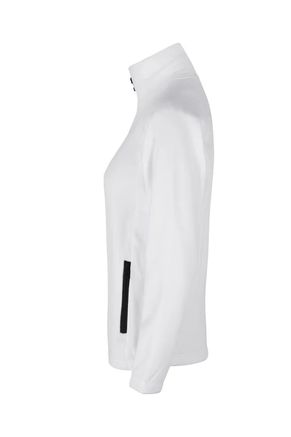 Cardigan | Microfleece | Damen Weiss
