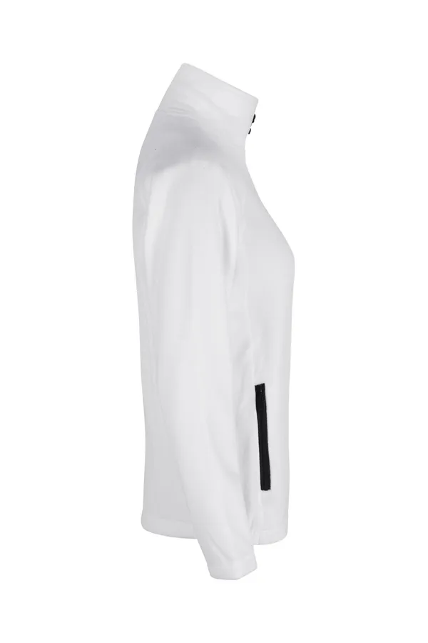 Cardigan | Microfleece | Damen Weiss