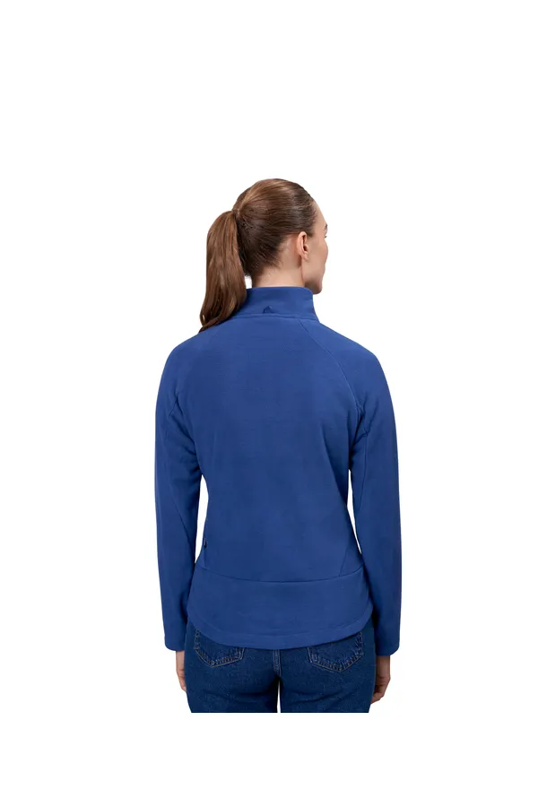 Zip-n-Mix Microfleece | Damen Grau