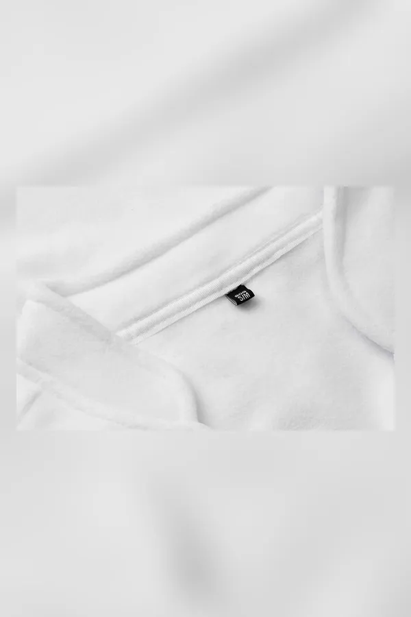 Fleece Bolerojacke Weiss