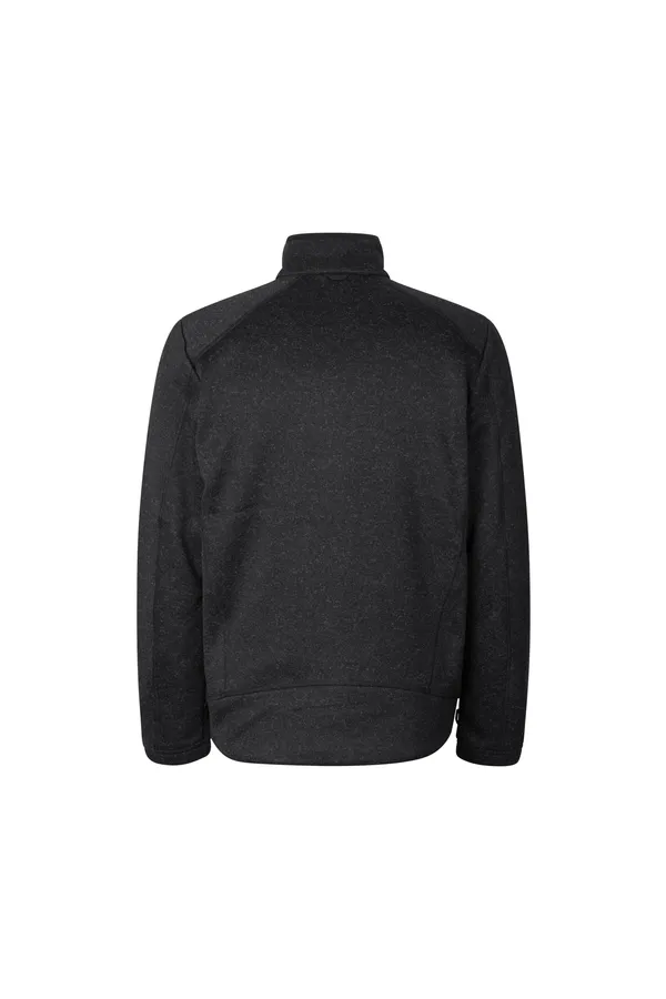 Zip-n-Mix Fleece | Melange Koks meliert