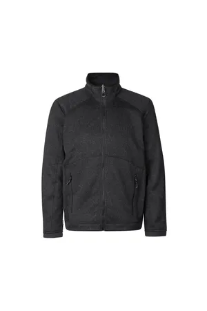 Zip-n-Mix Fleece | Melange Koks meliert