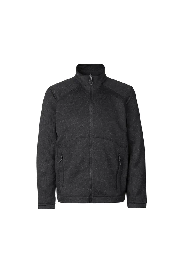 Zip-n-Mix Fleece | Melange Koks meliert
