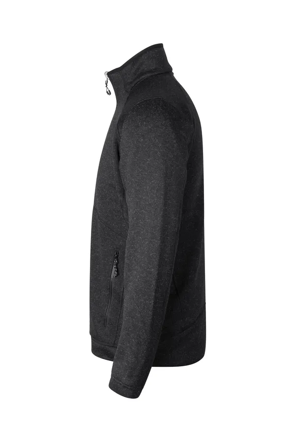 Zip-n-Mix Fleece | Melange Koks meliert