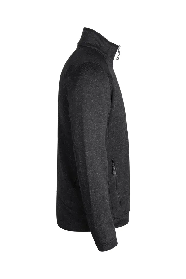 Zip-n-Mix Fleece | Melange Koks meliert