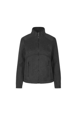 Zip-n-Mix Fleece | Melange | Damen Koks meliert