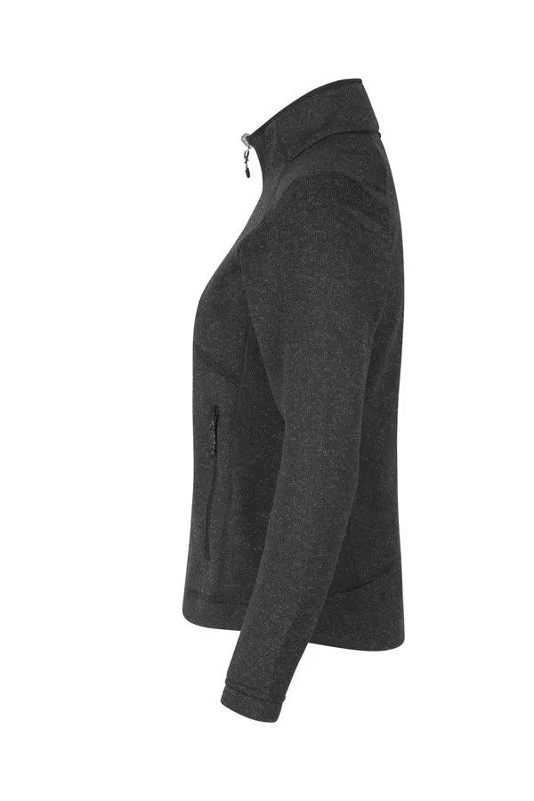 Zip-n-Mix Fleece | Melange | Damen Koks meliert