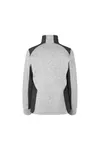 Cardigan | Strick-Fleece Grau meliert