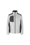 Cardigan | Strick-Fleece Grau meliert