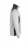 Cardigan | Strick-Fleece Grau meliert