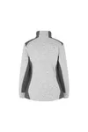 Cardigan | Strick-Fleece | Damen Grau meliert
