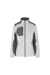 Cardigan | Strick-Fleece | Damen Grau meliert