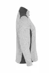 Cardigan | Strick-Fleece | Damen Grau meliert