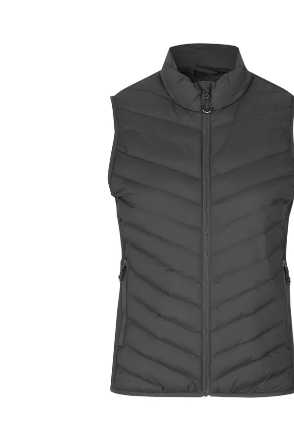 Bodywarmer | Stretch | Damen Silver grey