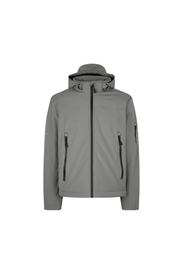 Soft Shell-Jacke | Winter Grau