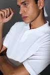 YES Poloshirt Weiss