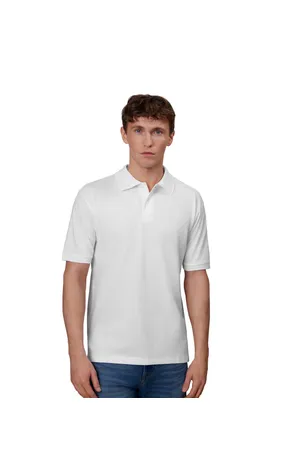 YES Poloshirt Weiss