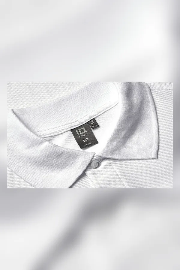 YES Poloshirt Weiss