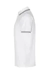 Poloshirt | Kontrast | Stretch Weiss