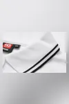 Kontrast Poloshirt | Stretch | Damen Weiss